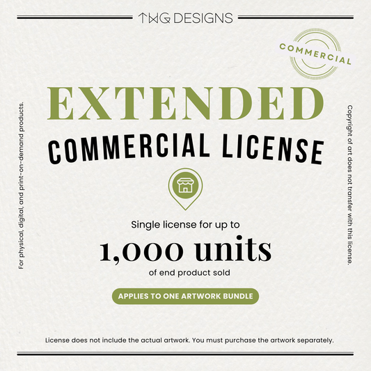 Extended Commercial License - Sell Up to 1,000 Units