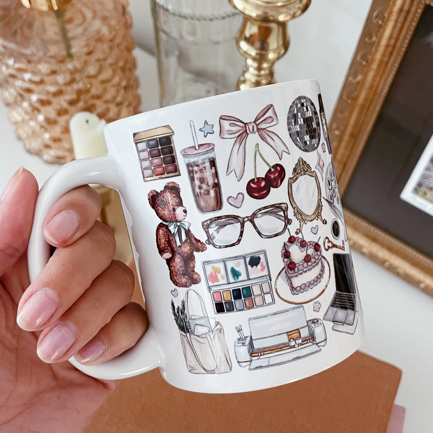 Favorite Things Collage Mug