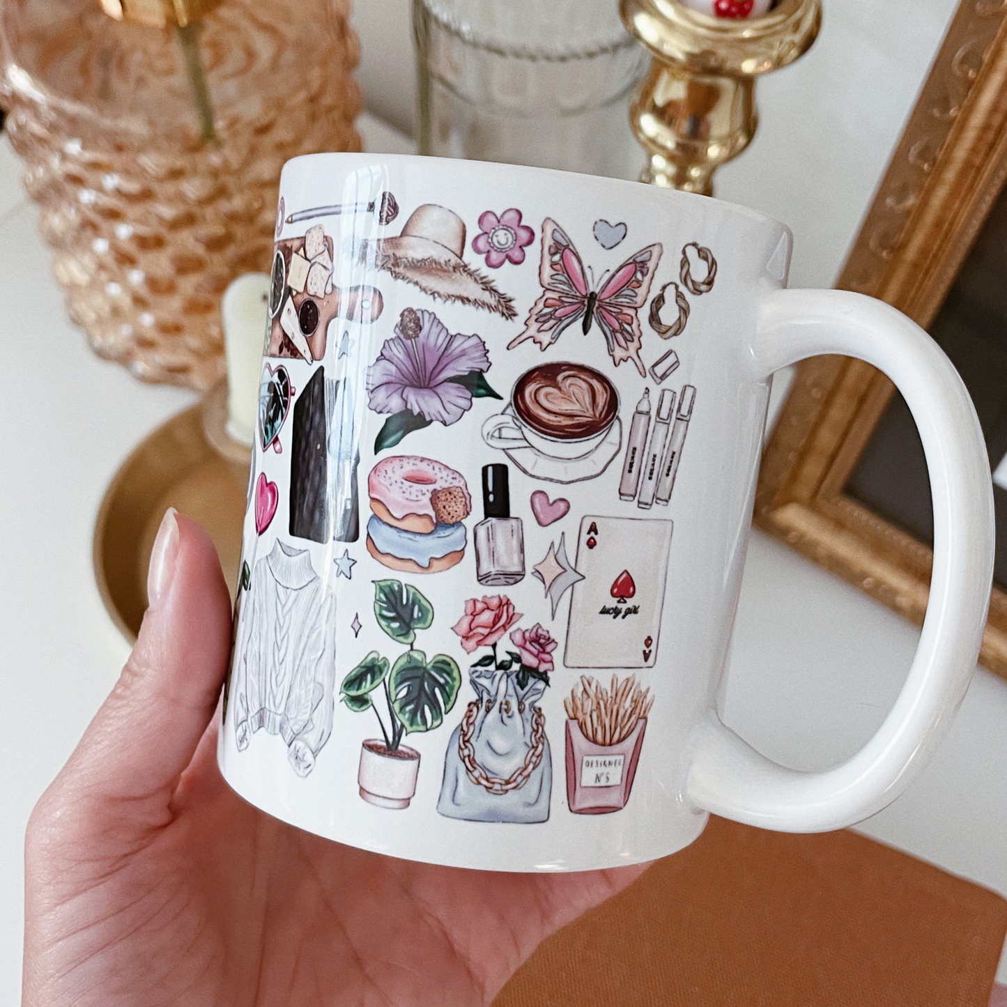 Favorite Things Collage Mug