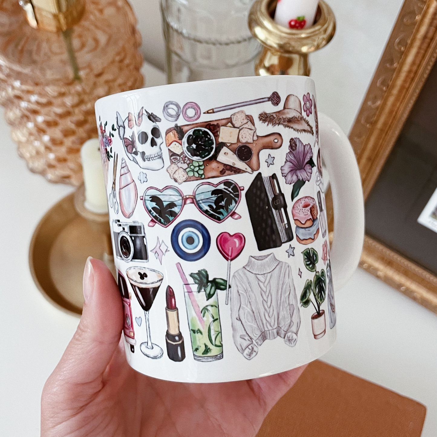 Favorite Things Collage Mug