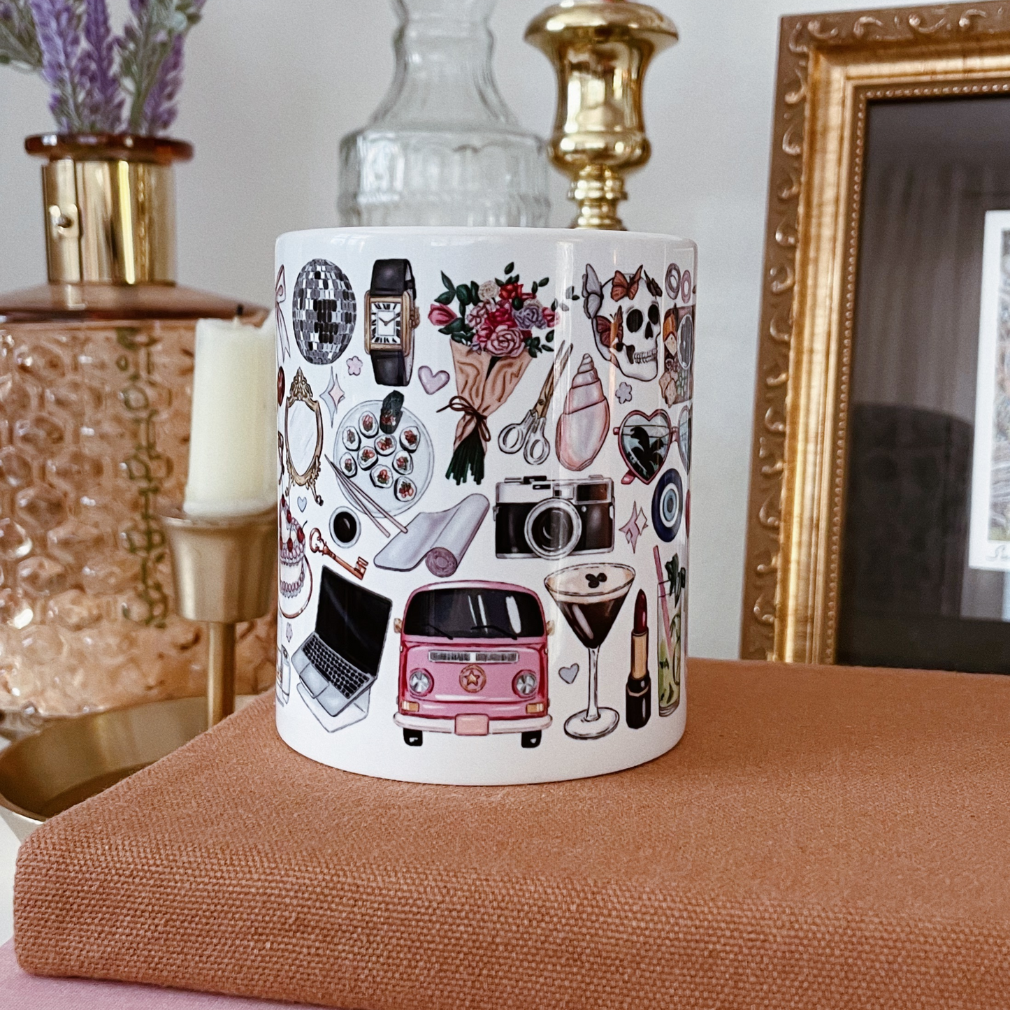 Favorite Things Collage Mug