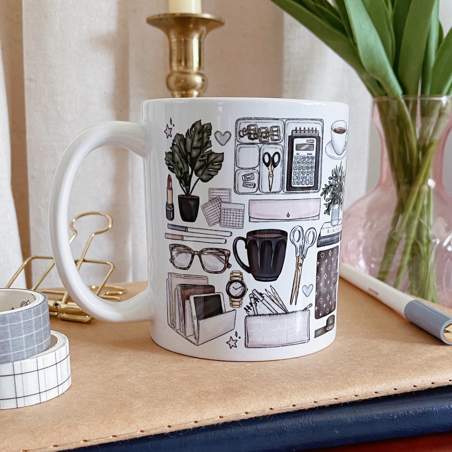 Planner Things Collage Mug