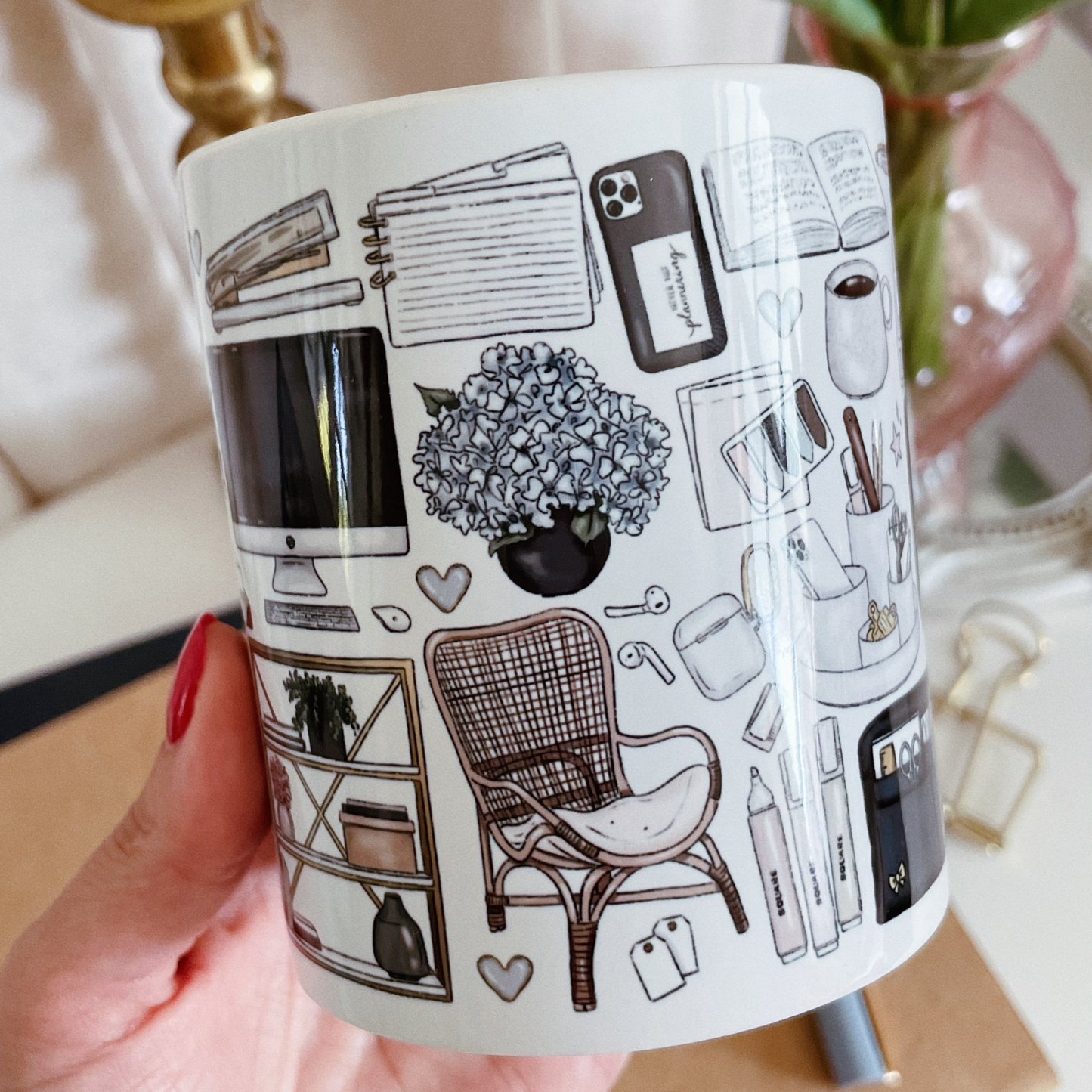 Planner Things Collage Mug