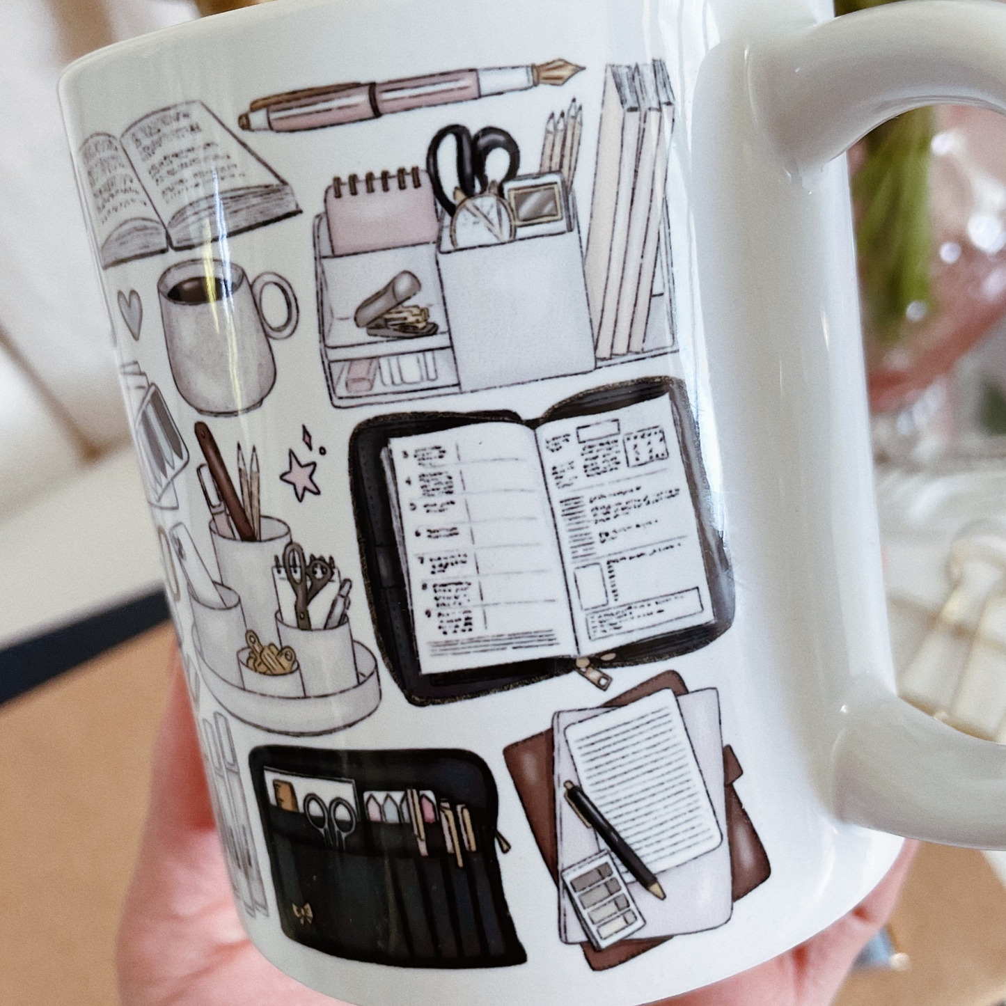 Planner Things Collage Mug