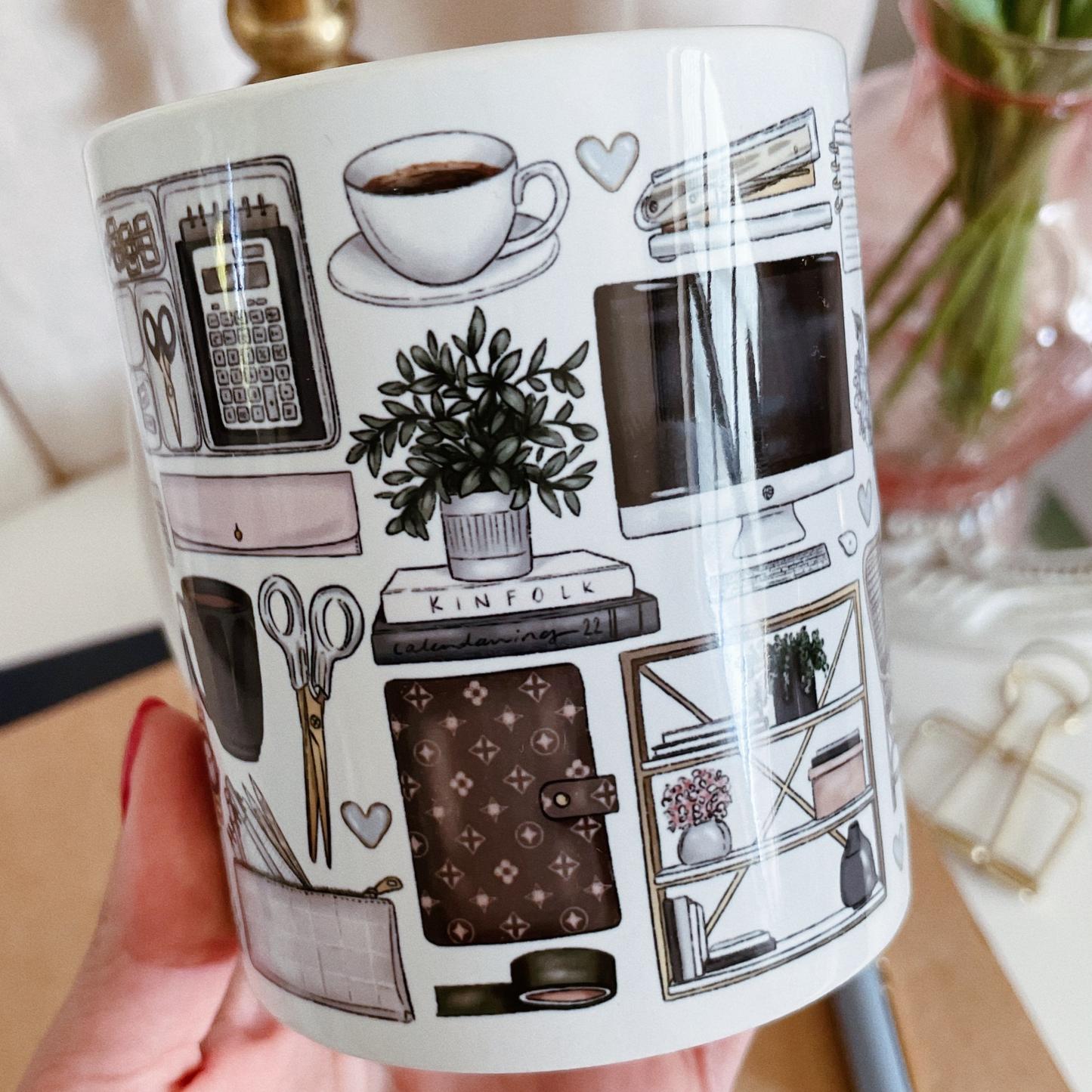 Planner Things Collage Mug