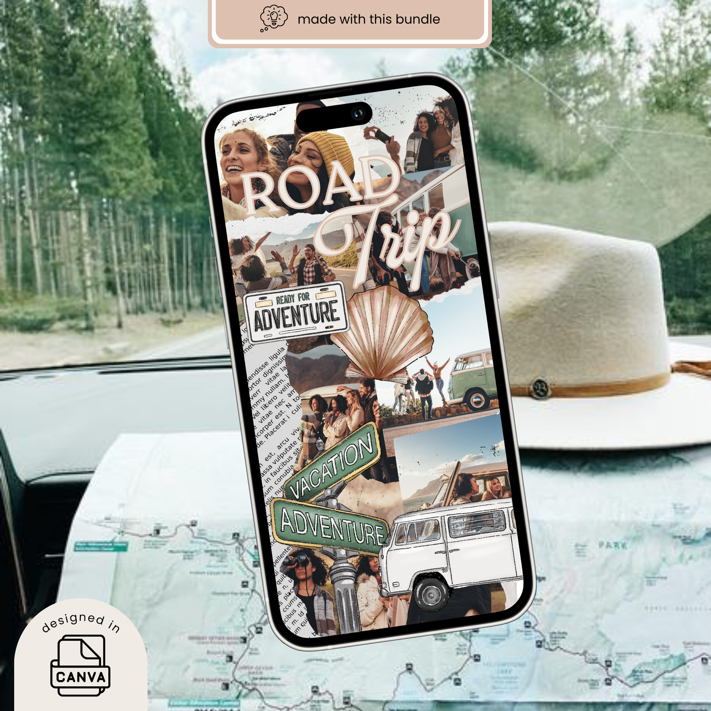 Road Trip Clipart Bundle