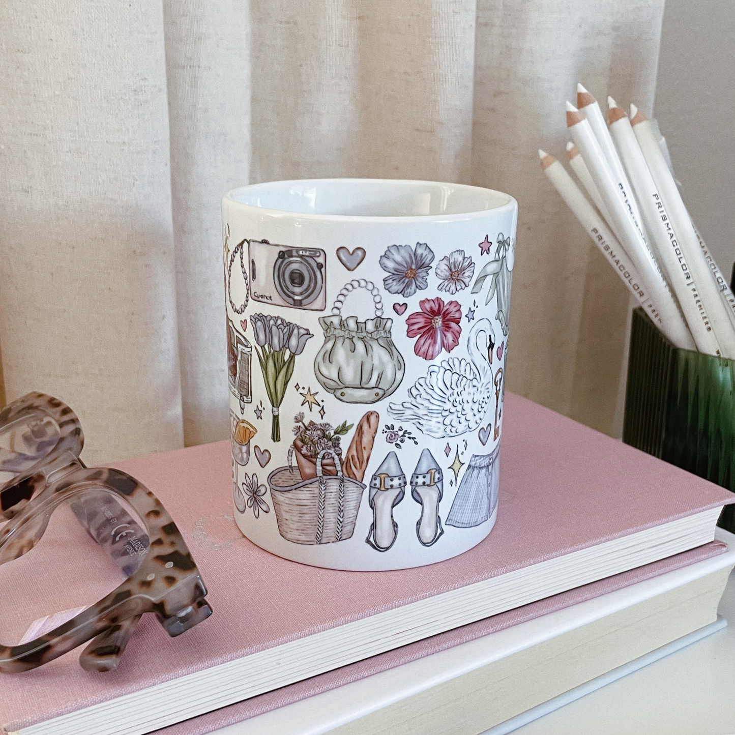 Spring Things Collage Mug