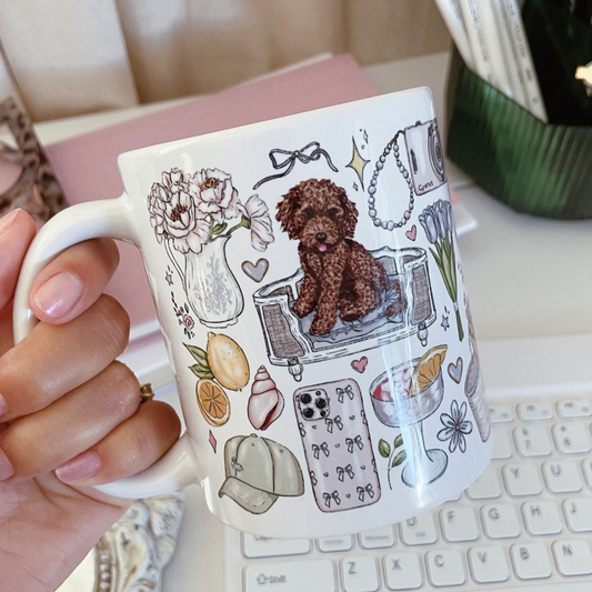 Spring Things Collage Mug