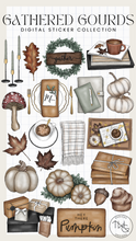 Load image into Gallery viewer, Gathered Gourds Clipart Collection