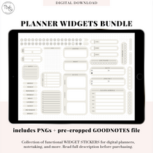 Load image into Gallery viewer, Functional Widgets - Digital Planner Widgets Bundle