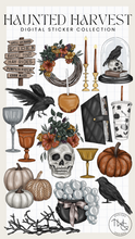 Load image into Gallery viewer, Haunted Harvest Clipart Collection