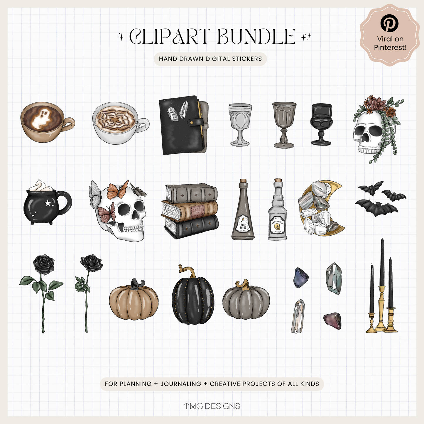 Spooked Clipart Bundle