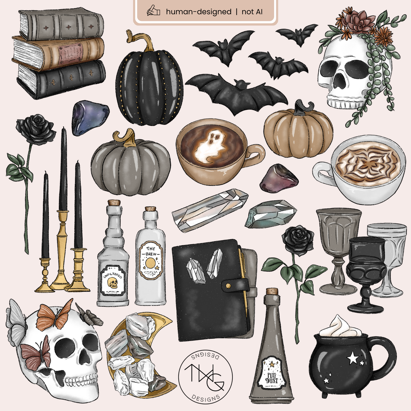Spooked Clipart Bundle