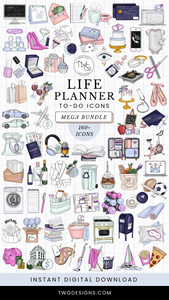 Life Planner To Do Icons - MEGA BUNDLE
