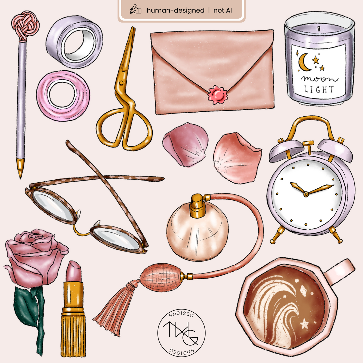 Love Letter Clipart Bundle