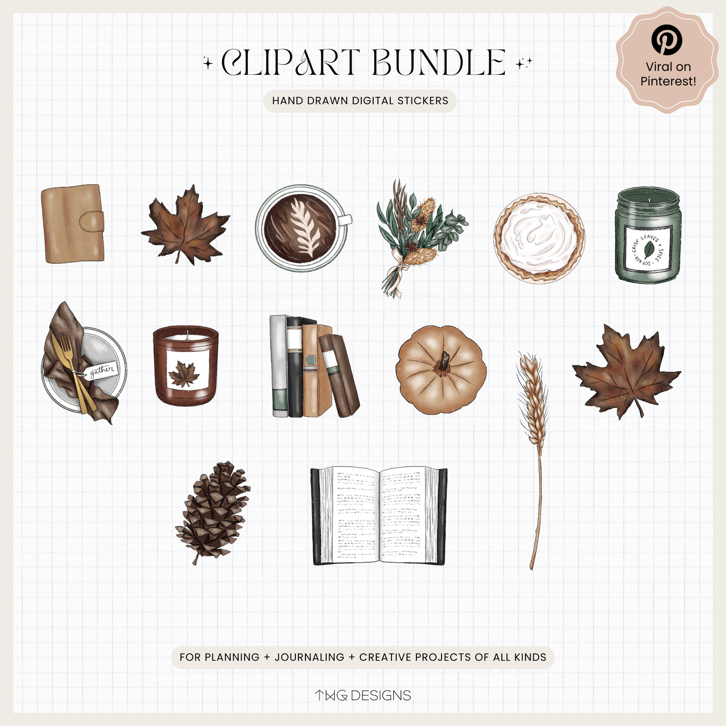 Gather Clipart Bundle
