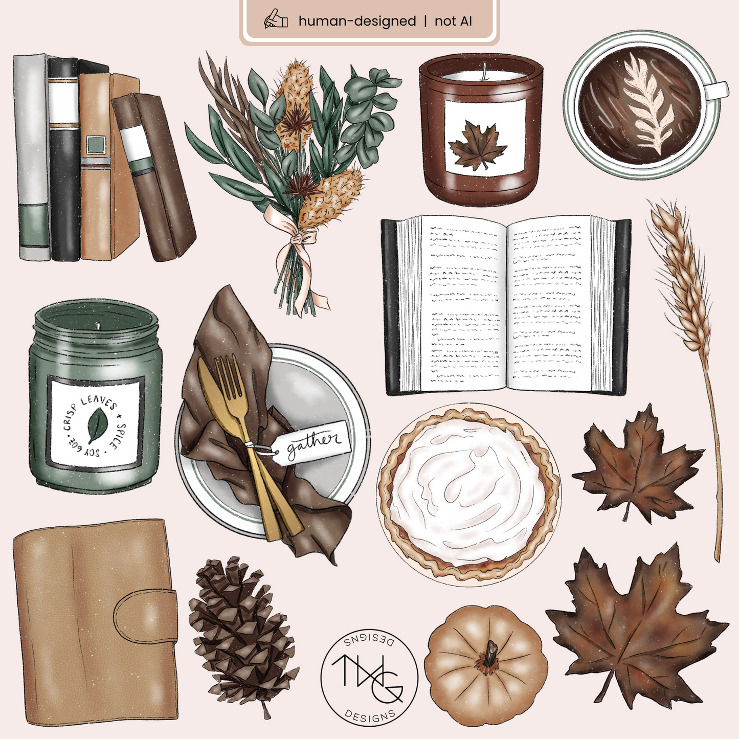 Gather Clipart Bundle