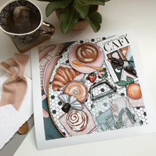Load image into Gallery viewer, Print, Cafe Flatlay Print - TWG Designs