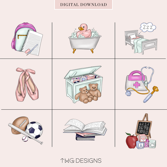 Mom Life - Task Planner Icons