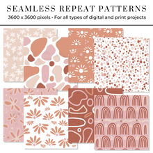 Load image into Gallery viewer, Sienna Seamless Patterns