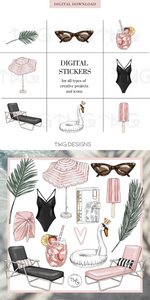 Summer Mood Vol. 3 Clipart Collection