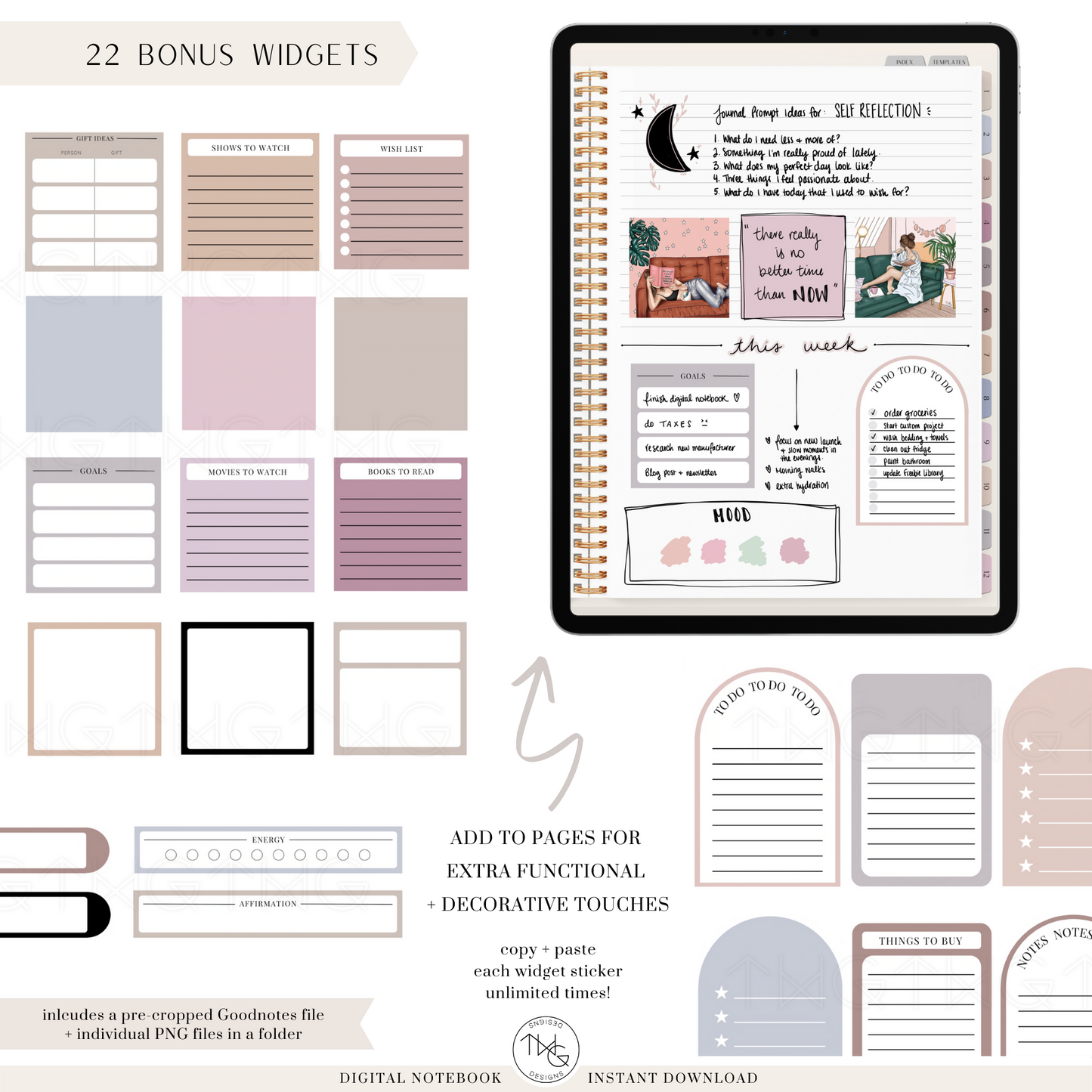 The Living Life Notebook - Vertical