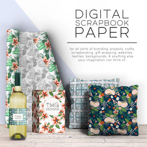 Digital Paper, Palm Springs Digital Paper Set - TWG Designs