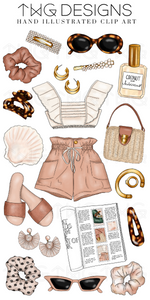 Summer Style Clipart Collection