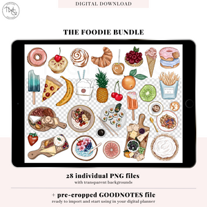 The Foodie Bundle - Digital Planner Sticker Bundle