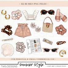 Load image into Gallery viewer, Collections, Summer Style Clip Art Collection - TWG Designs