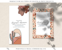 Load image into Gallery viewer, terrazzo clipart and digital paper graphics bundle