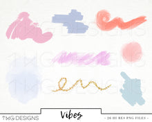 Load image into Gallery viewer, Collections, Vibes Clip Art Collection - TWG Designs