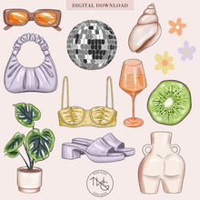 Load image into Gallery viewer, Summer Mood Vol. 1 Clipart Collection