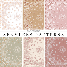 Load image into Gallery viewer, Bandana Print Seamless Patterns