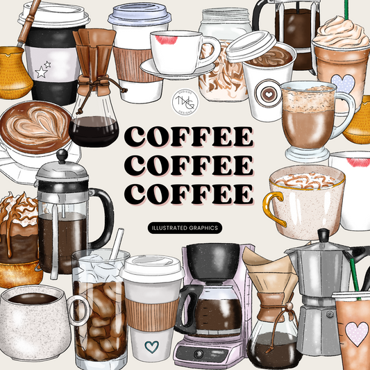 Coffee Love Clipart Bundle