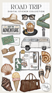 Roadtrip Clipart Collection