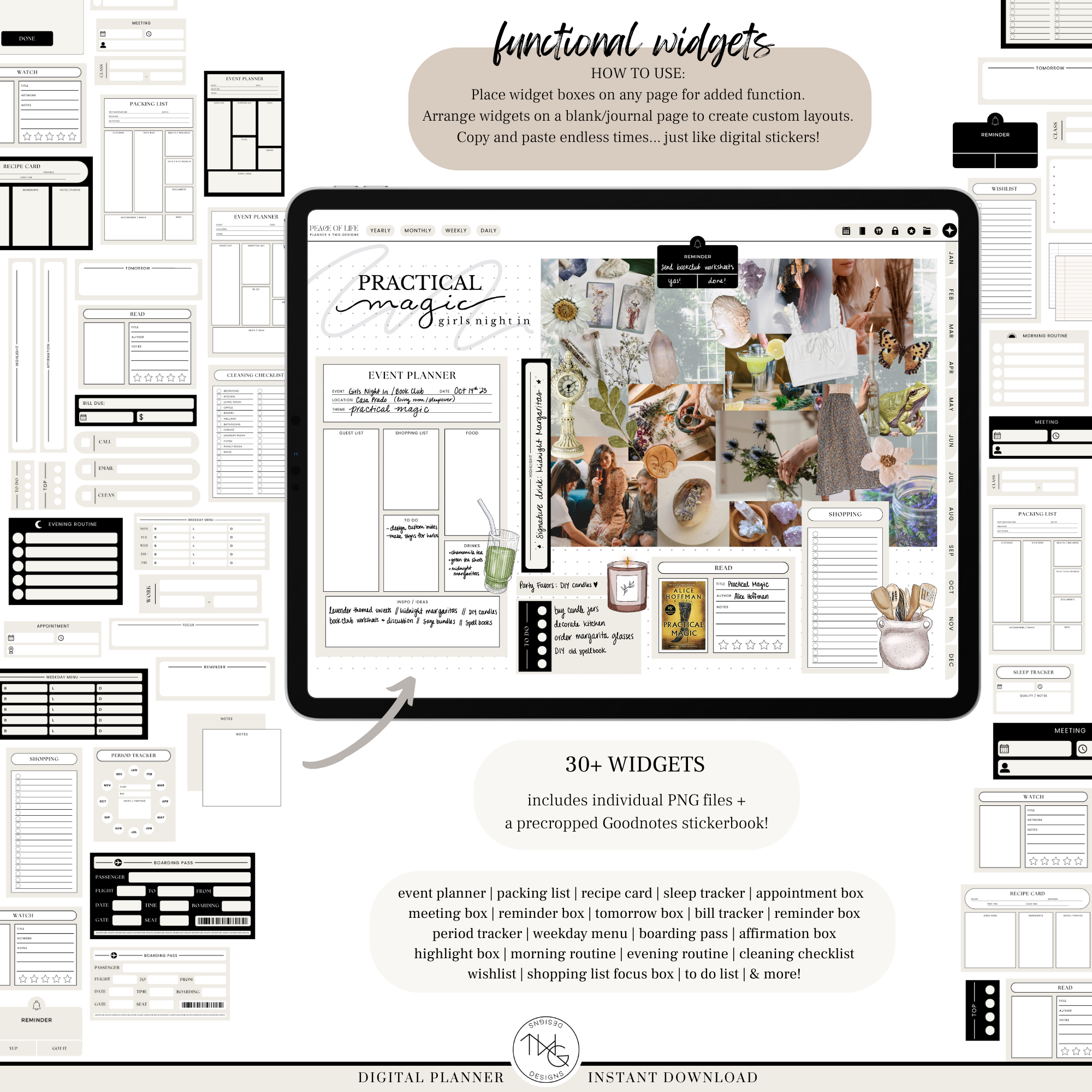 The Living Life - Digital Planner – TWG Designs