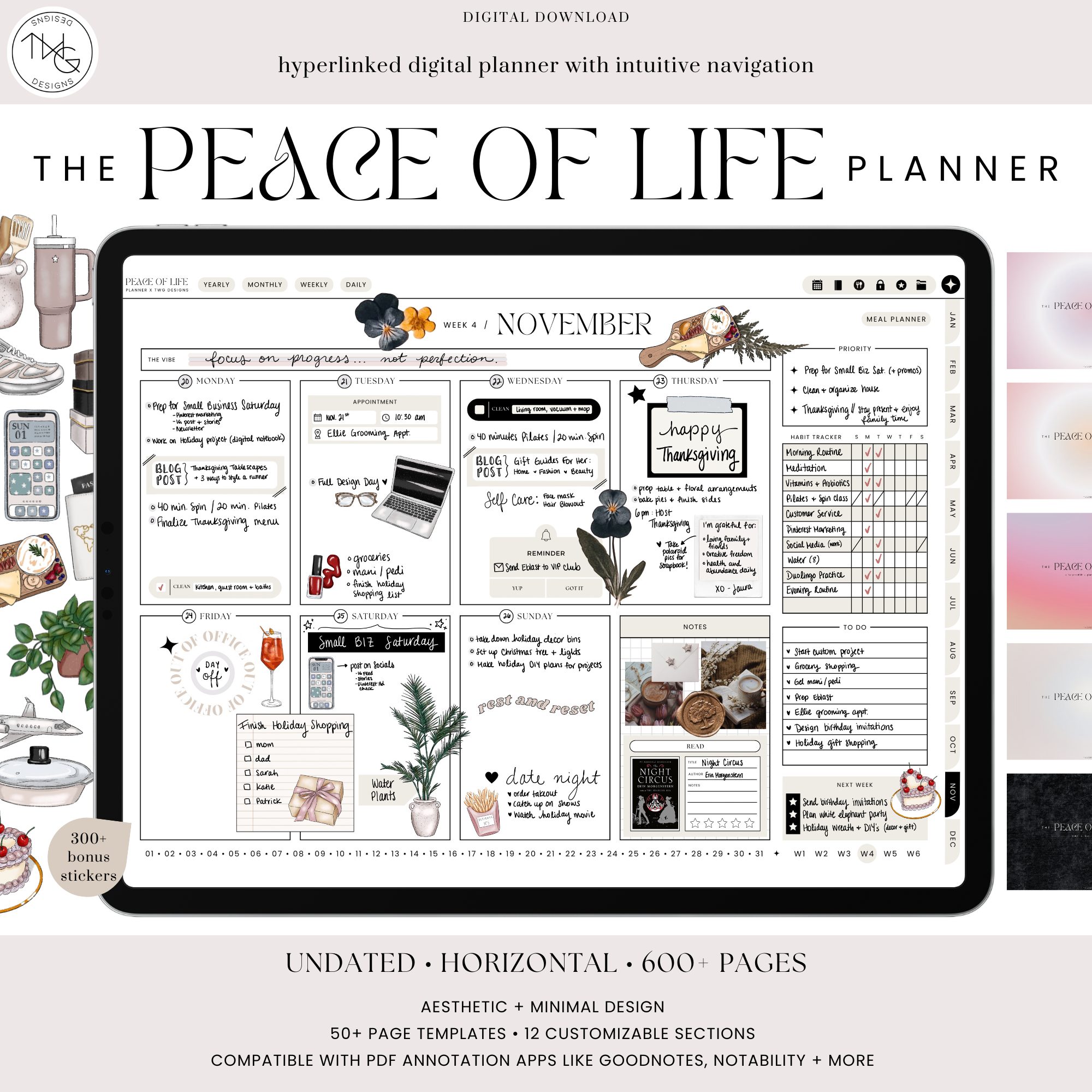 The Peace Of Life - Digital Planner – TWG Designs