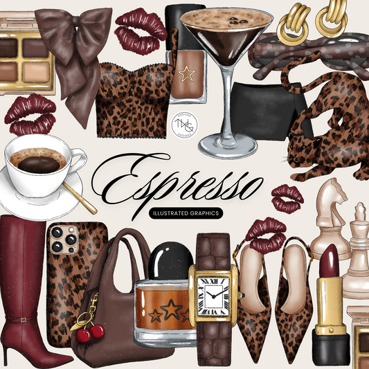 Espresso Clipart Bundle