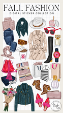 Load image into Gallery viewer, Fall Fashion Clipart Collection