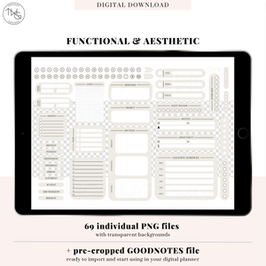 Functional Widgets - Digital Planner Widgets Bundle