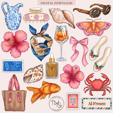 Load image into Gallery viewer, Al Fresco Clipart Collection