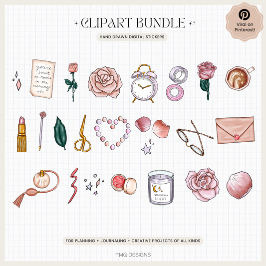 Love Letter Clipart Bundle