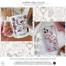 Load image into Gallery viewer, Aesthetic Collage Elements Vol. 1 - Procreate Stamp Brushes