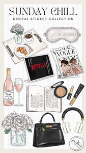 Sunday Chill Clipart Collection