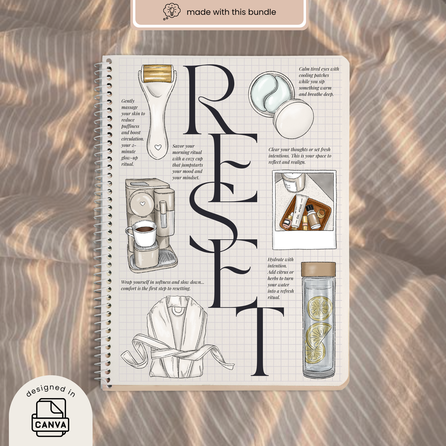 Rest & Reset Clipart Bundle