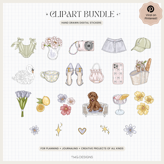 Spring Time Clipart Bundle