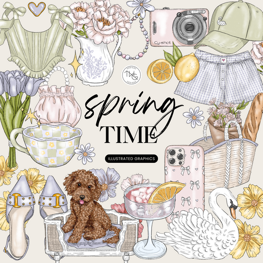 Spring Time Clipart Bundle