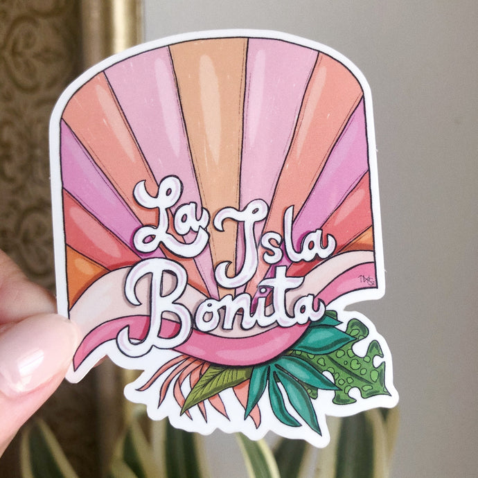 Isla Bonita - Die Cut Sticker