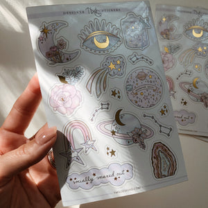 Stickers, Lunar Dreams - Sticker Sheet - TWG Designs